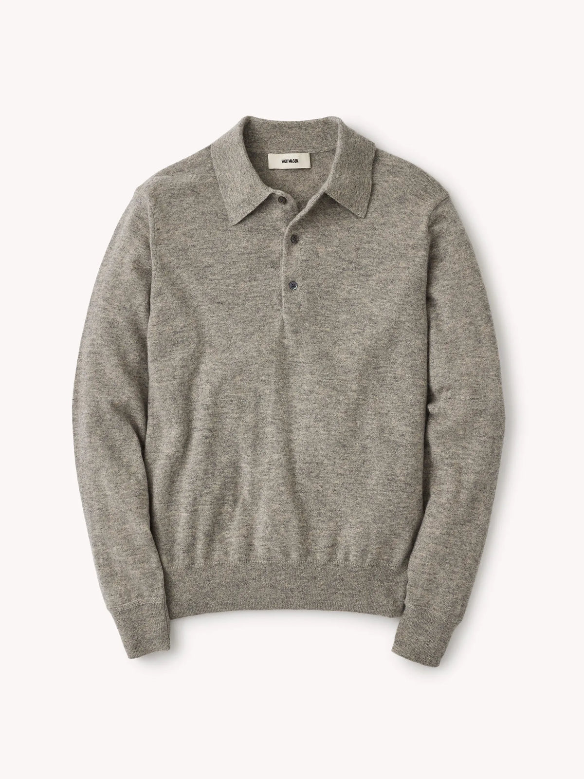 Heather Grey California Cashmere Polo