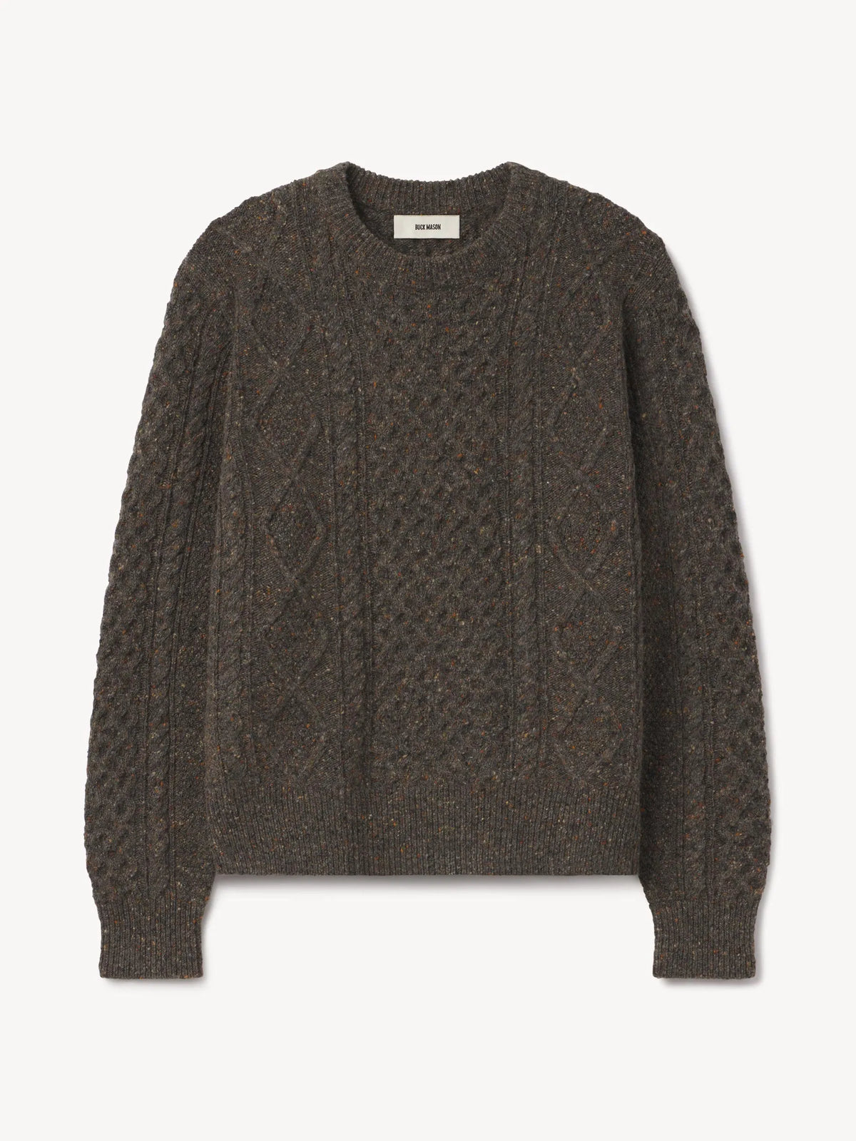 Timber Irish Donegal Wool Cable Crew
