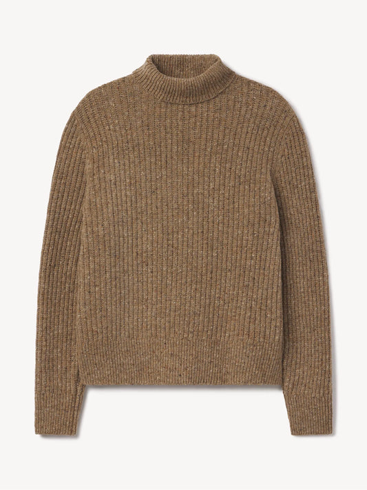 Brimstone Irish Donegal Wool Turtleneck