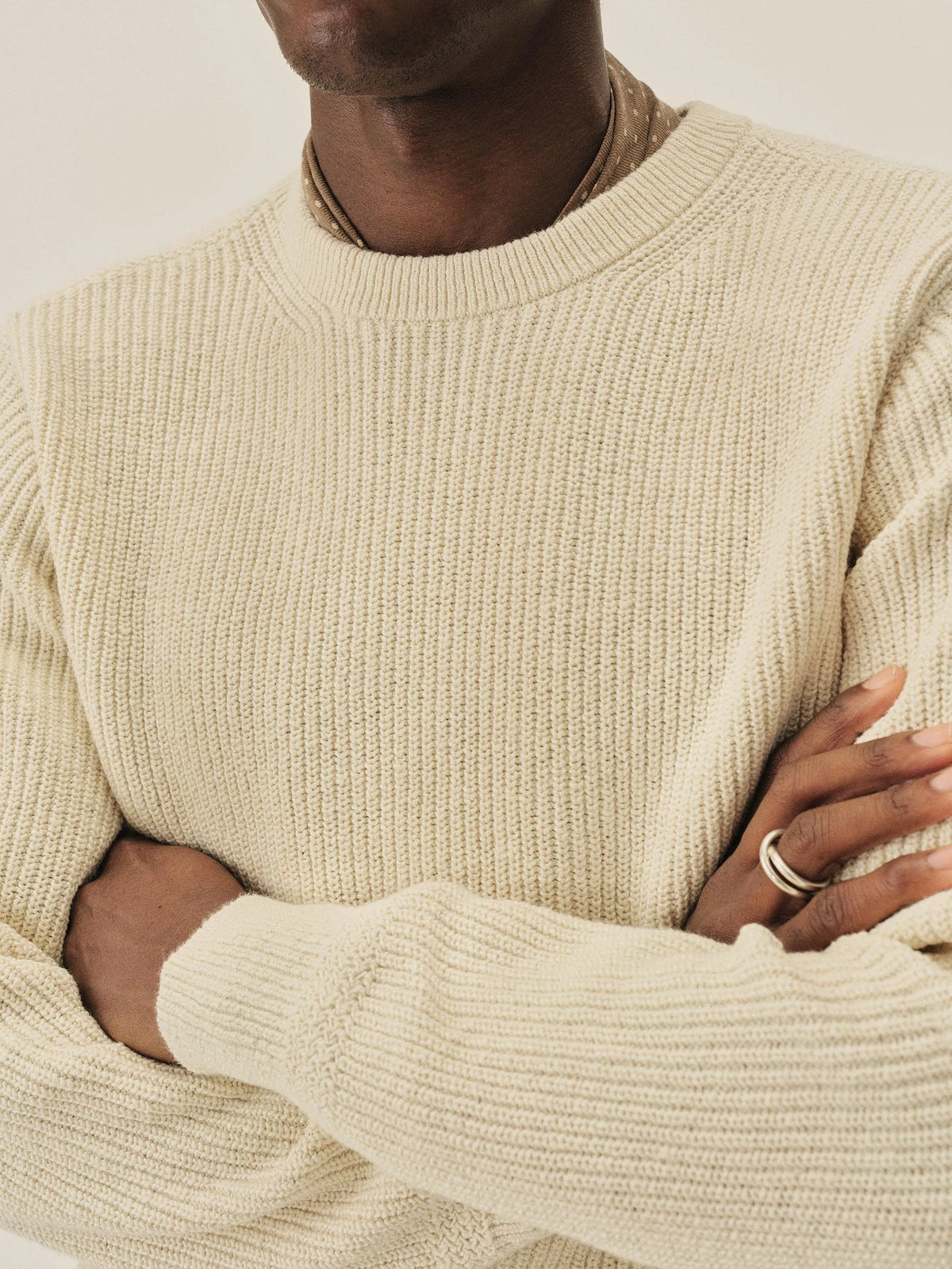 Sand Dollar Seafarer Cotton Rib Crew