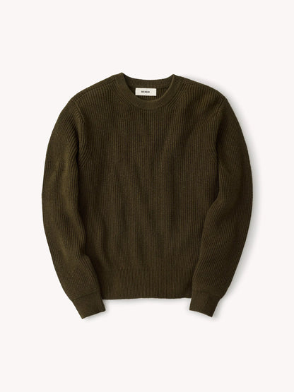 Hunter Green Seafarer Cotton Rib Crew