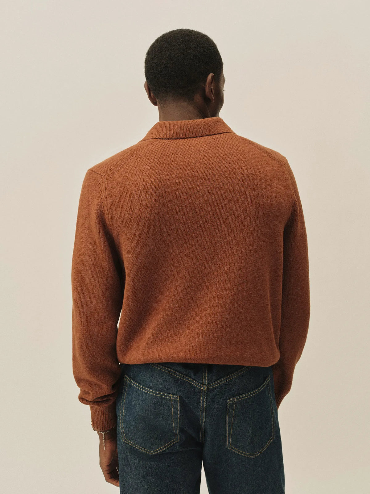 Tobacco Seafarer Cotton Rugby Polo