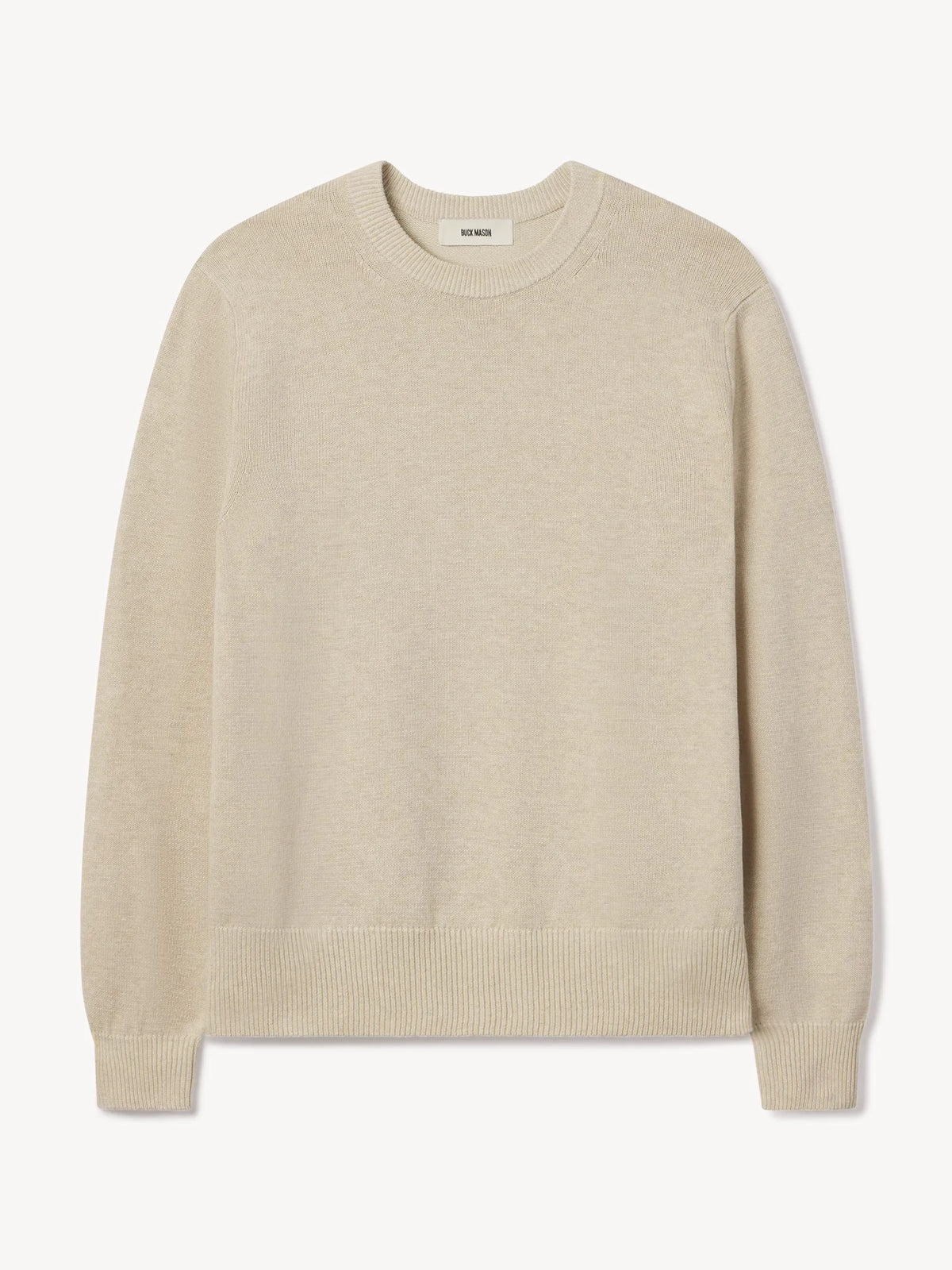 Heather Oat Wool Hemp Traveler Crew