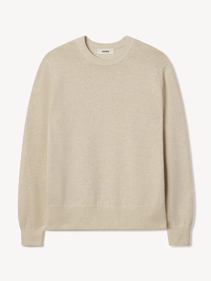 Heather Oat Wool Hemp Traveler Crew