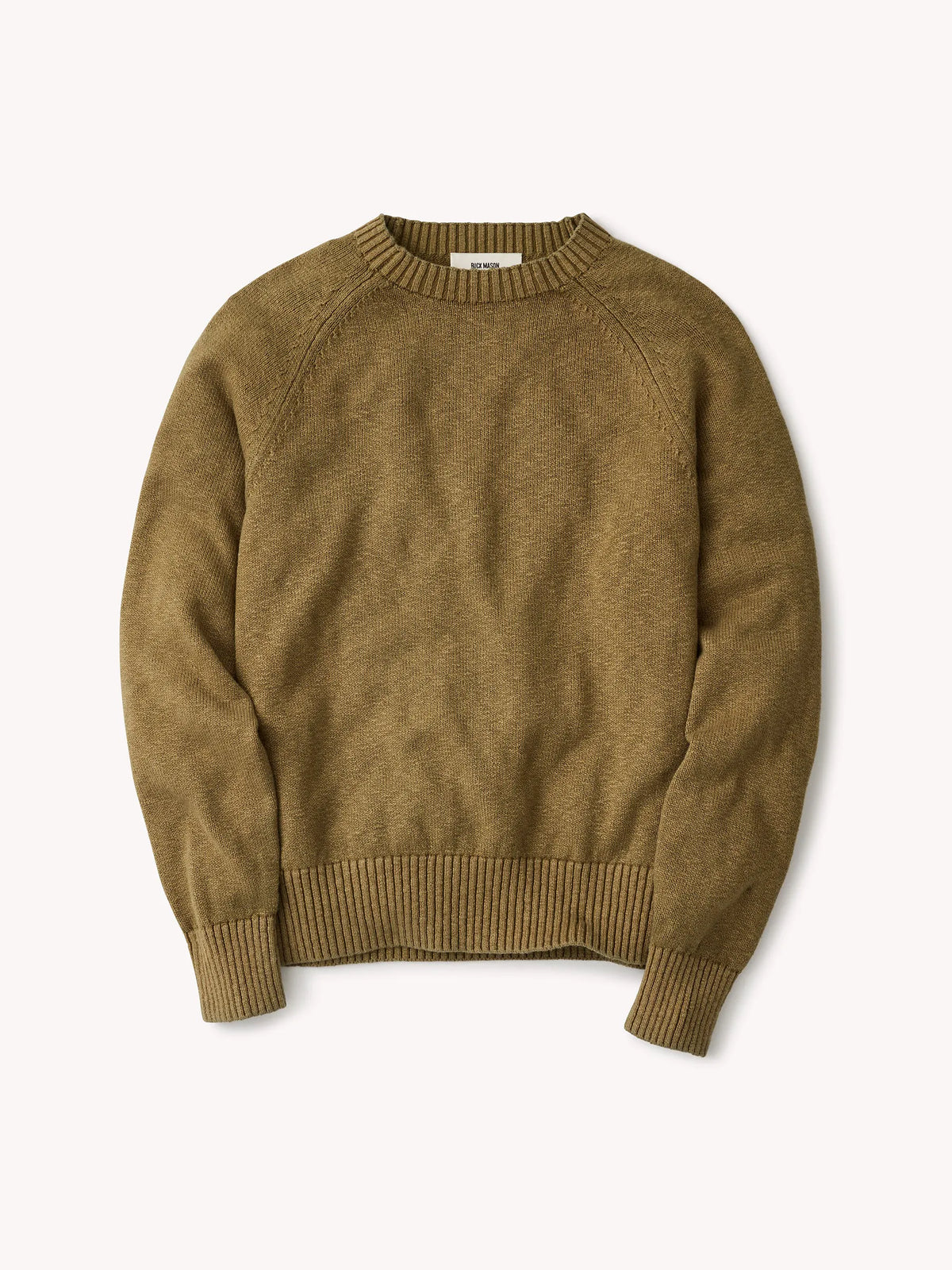 Sepia Brown Seafarer Traveler Cotton Crew