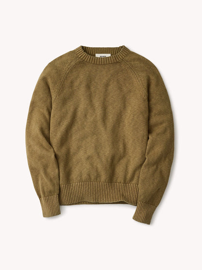 Sepia Brown Seafarer Traveler Cotton Crew
