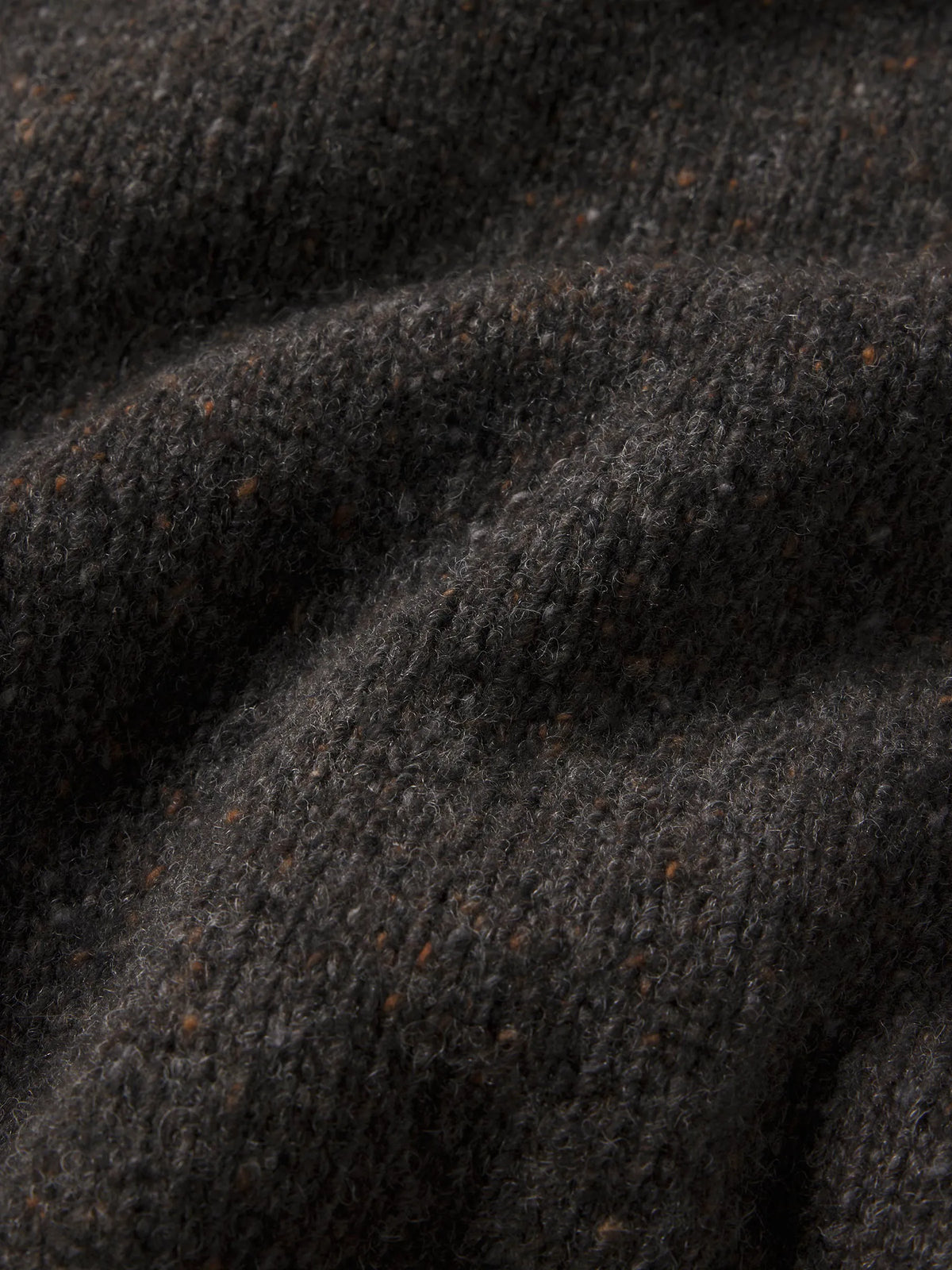 Bed Rock Seastack Wool Tweed Mock Turtleneck