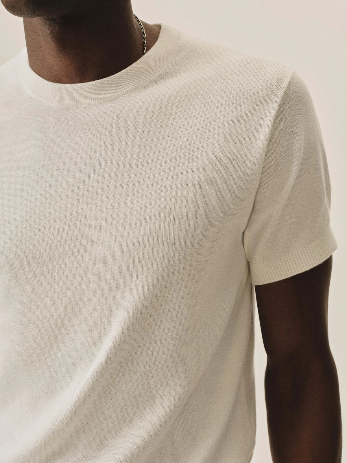 White Como Cashmere Tee