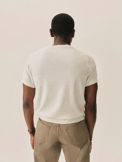 White Como Cashmere Tee