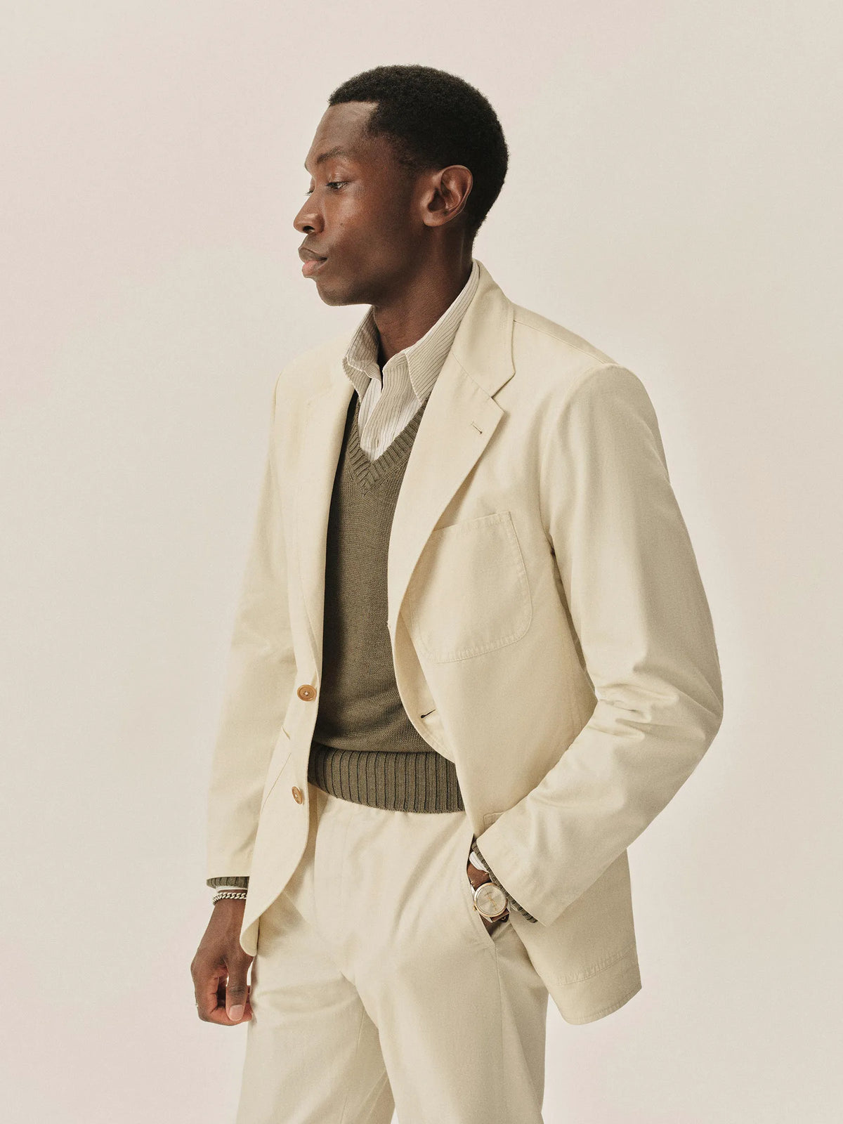 Natural Tropic Twill Carry-On Jacket