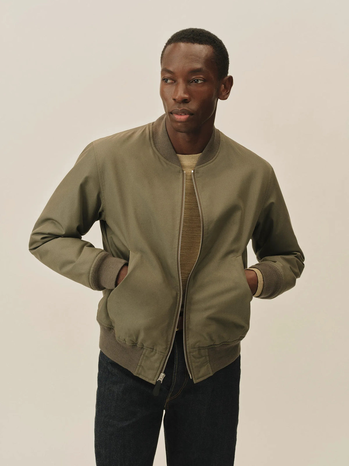 Flight Green Storm Stopper Bomber Jacket