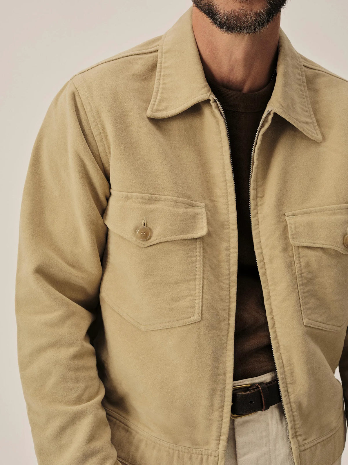Palo Santo Italian Doeskin Station Jacket