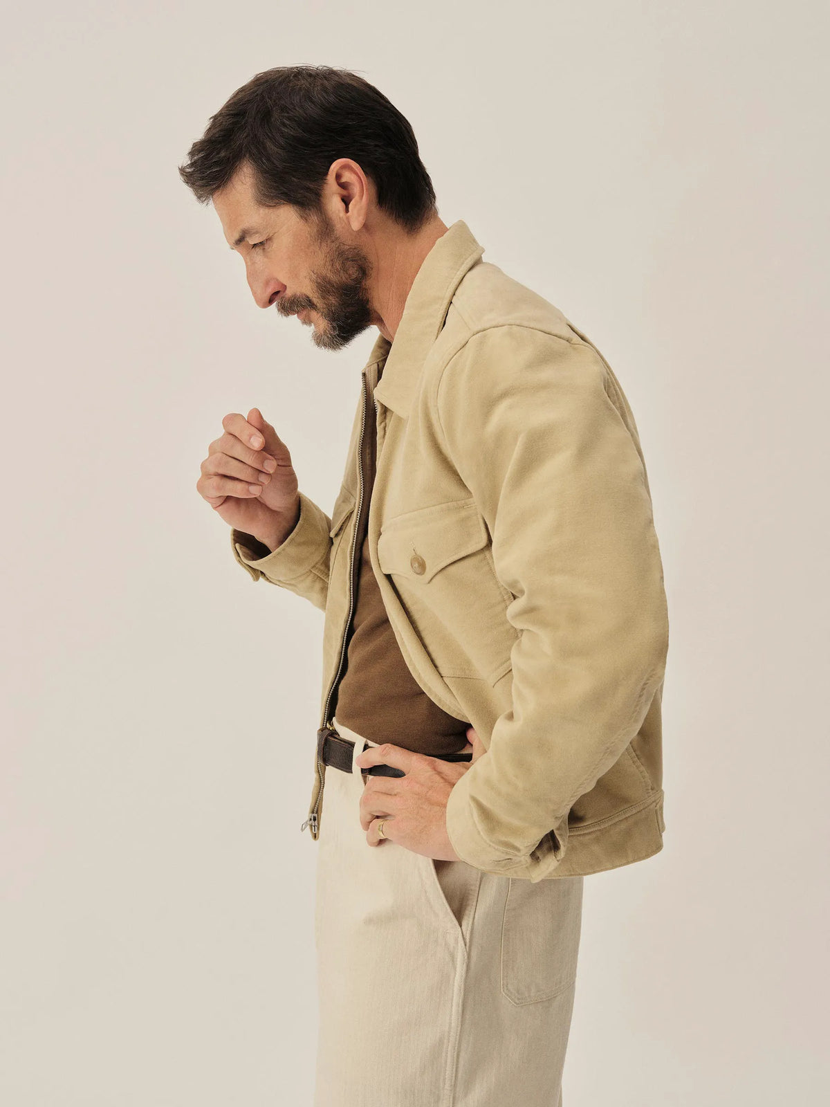 Palo Santo Italian Doeskin Station Jacket