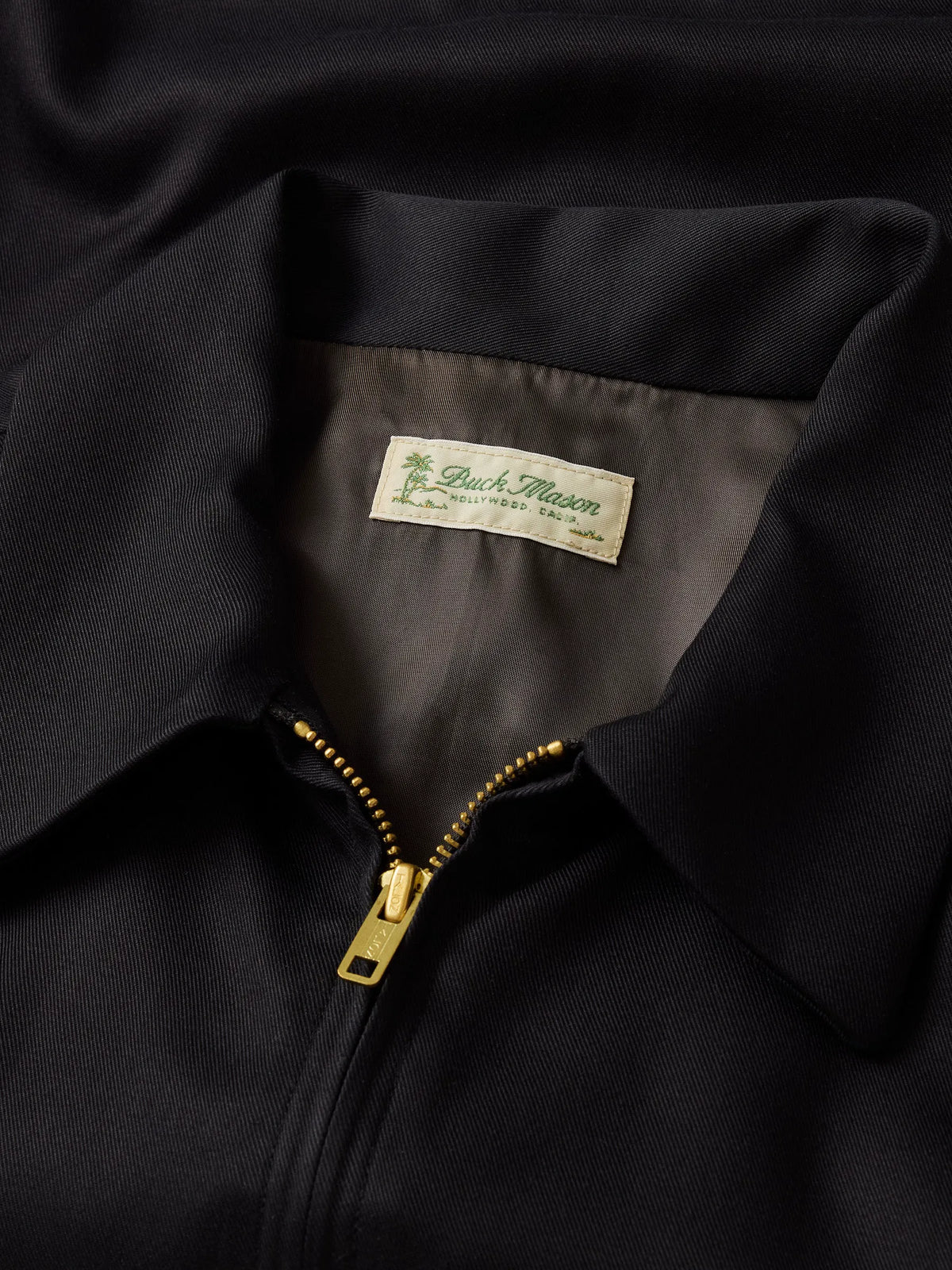 Black Sunset Rayon Gab Jacket
