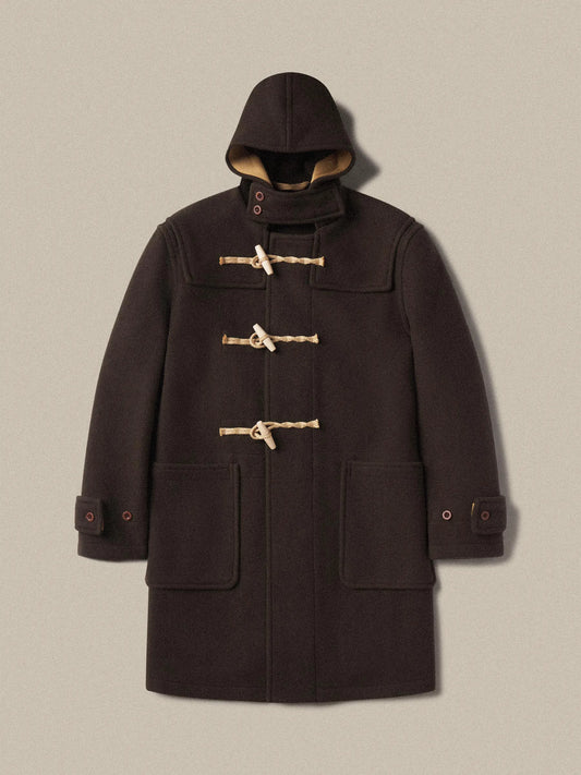 J.Press × Buck Mason Tobacco Gloverall Monty Duffle Coat