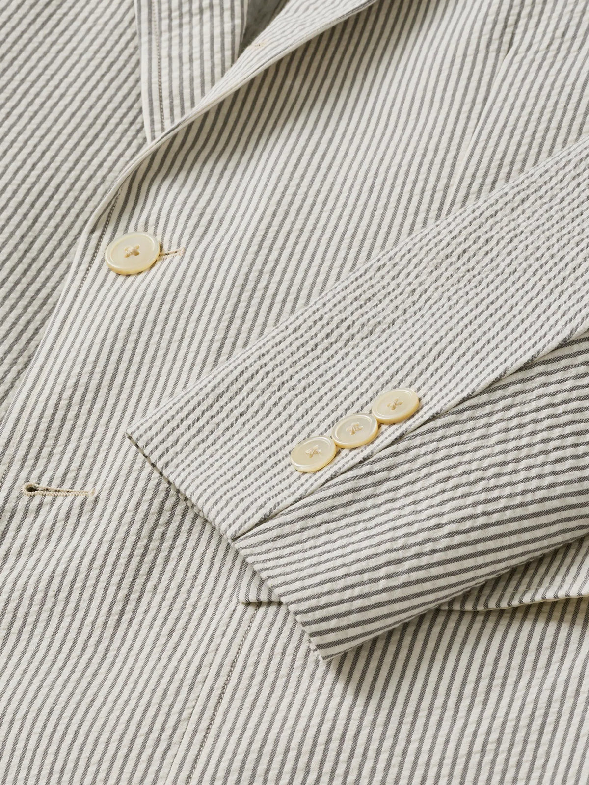 Grey Stripe Sirocco Seersucker Graduate Jacket