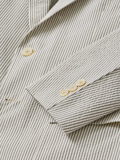 Grey Stripe Sirocco Seersucker Graduate Jacket