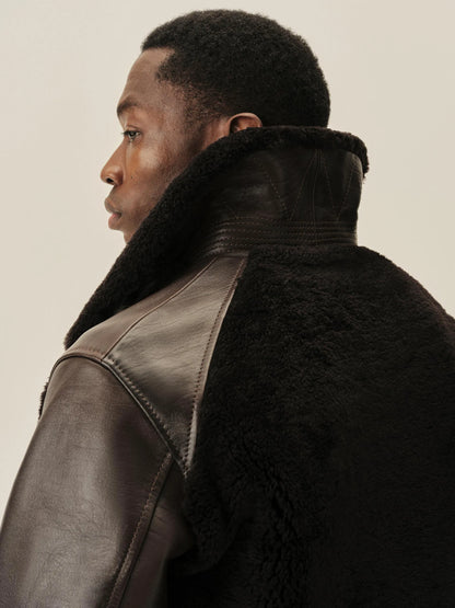 Brown Y'2 Leather X Buck Mason Grizzly Jacket