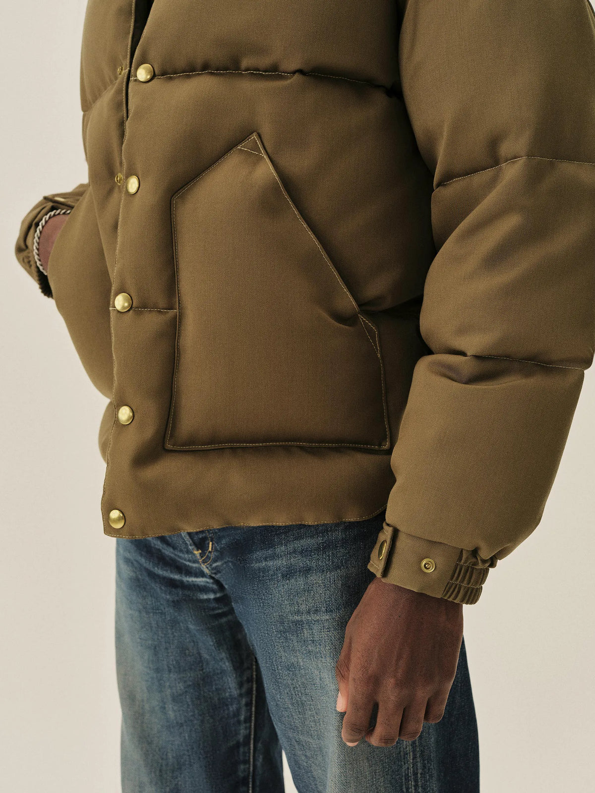 Montana Moss Rocky Mountain Featherbed X Buck Mason Down Jacket