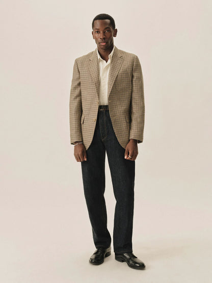 Brown / Natural Gun Club Graduate Jacket