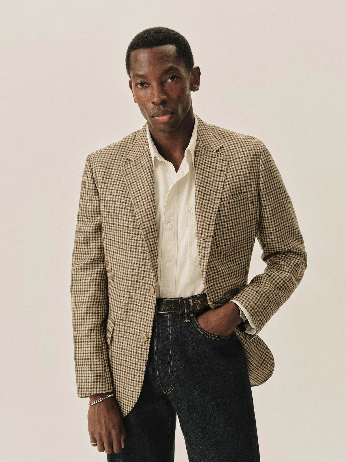 Brown / Natural Gun Club Graduate Jacket