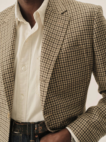 Brown / Natural Gun Club Graduate Jacket