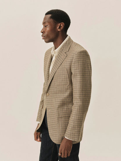 Brown / Natural Gun Club Graduate Jacket