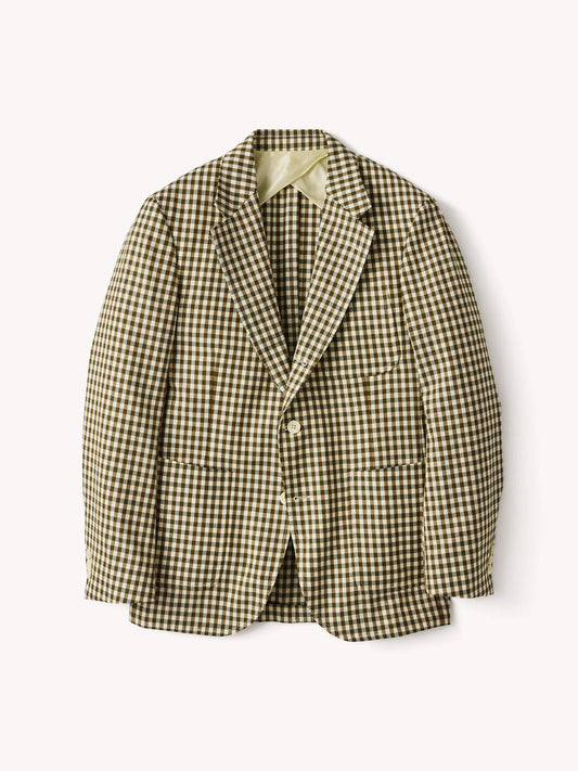 Fawn Gingham Hollywood Jacket