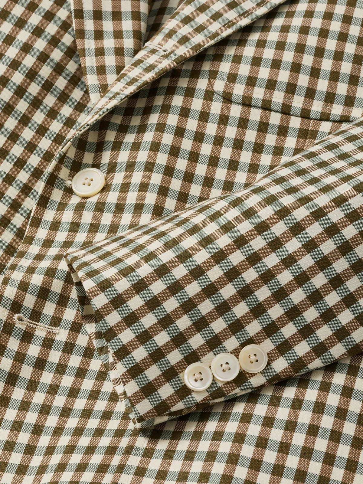 Fawn Gingham Hollywood Jacket