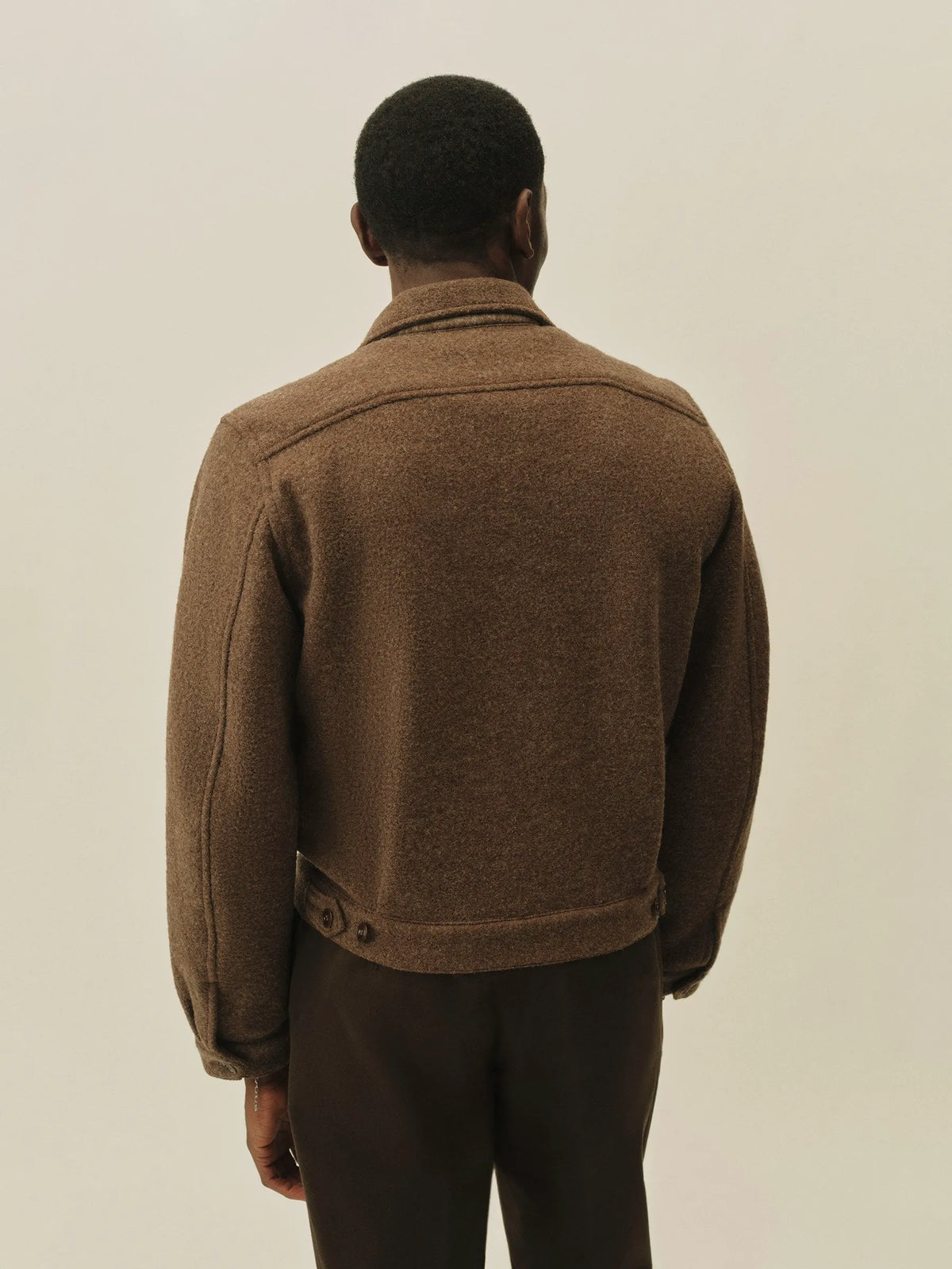 Marled Maple Felted Cyclist Jacket