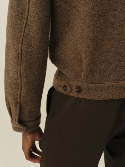 Marled Maple Felted Cyclist Jacket