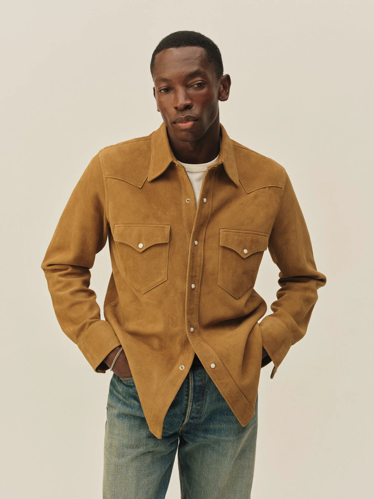 Chaparral Panhandler Suede Western Shirt
