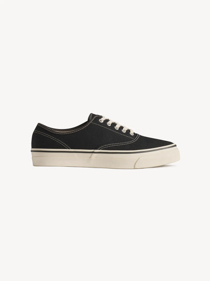 Black Herringbone Moonstar Deck Shoe
