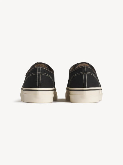 Black Herringbone Moonstar Deck Shoe