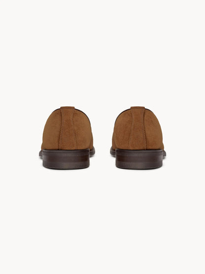 Tobacco Sanders x Buck Mason Suede Wholecut Loafer