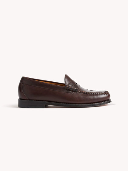 Brown Leather G.H.BASS X Buck Mason Larson Loafer