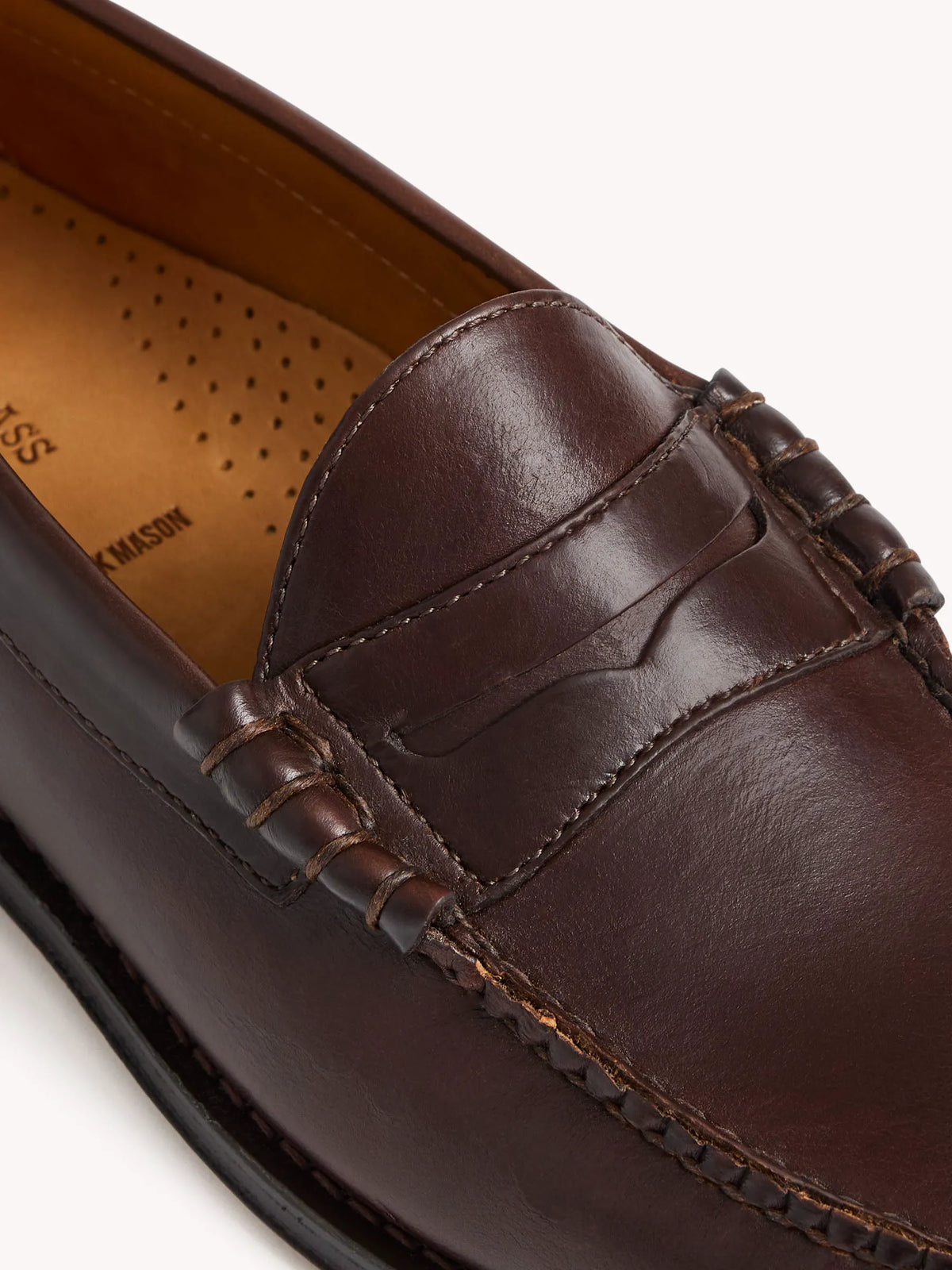 Brown Leather G.H.BASS X Buck Mason Larson Loafer