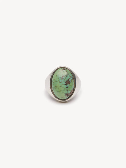 Red Rabbit X Buck Mason Signet Turquoise Ring