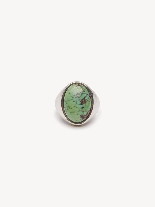 Red Rabbit X Buck Mason Signet Turquoise Ring