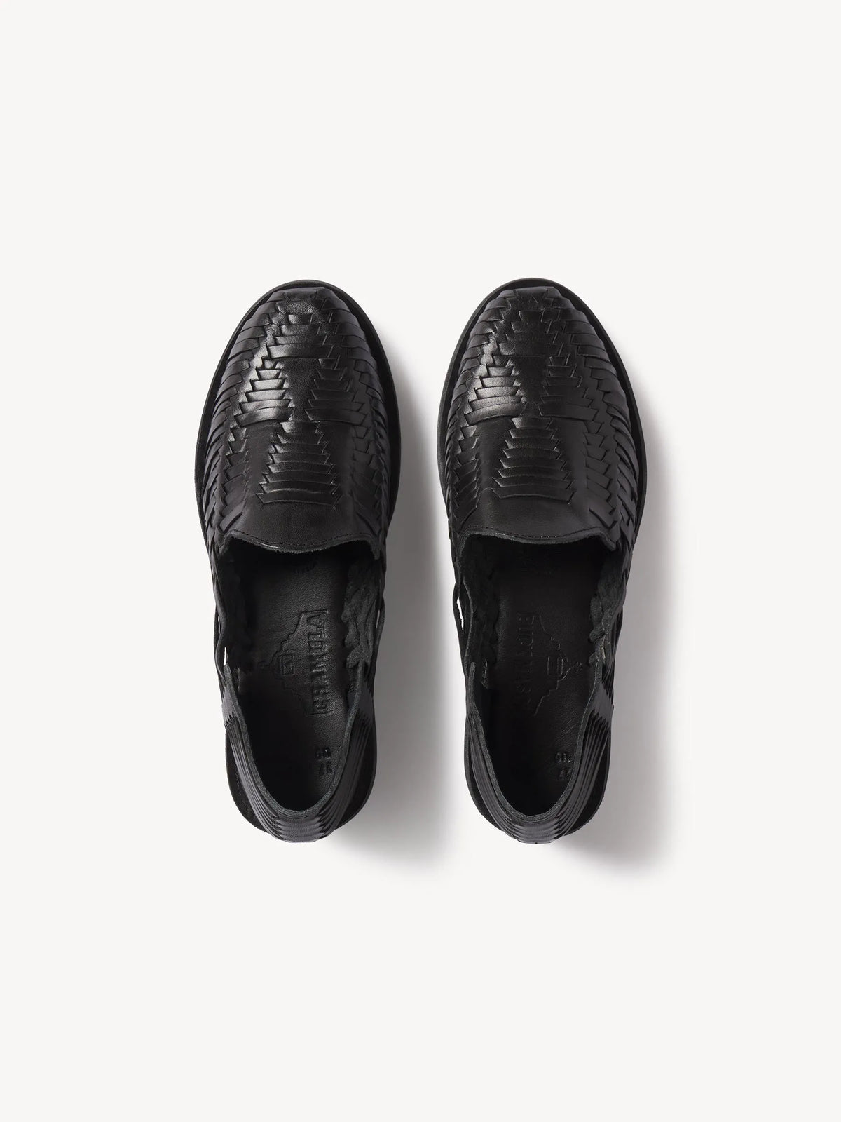 Black Chamula X Buck Mason Crepe Sole Cancun Huarache