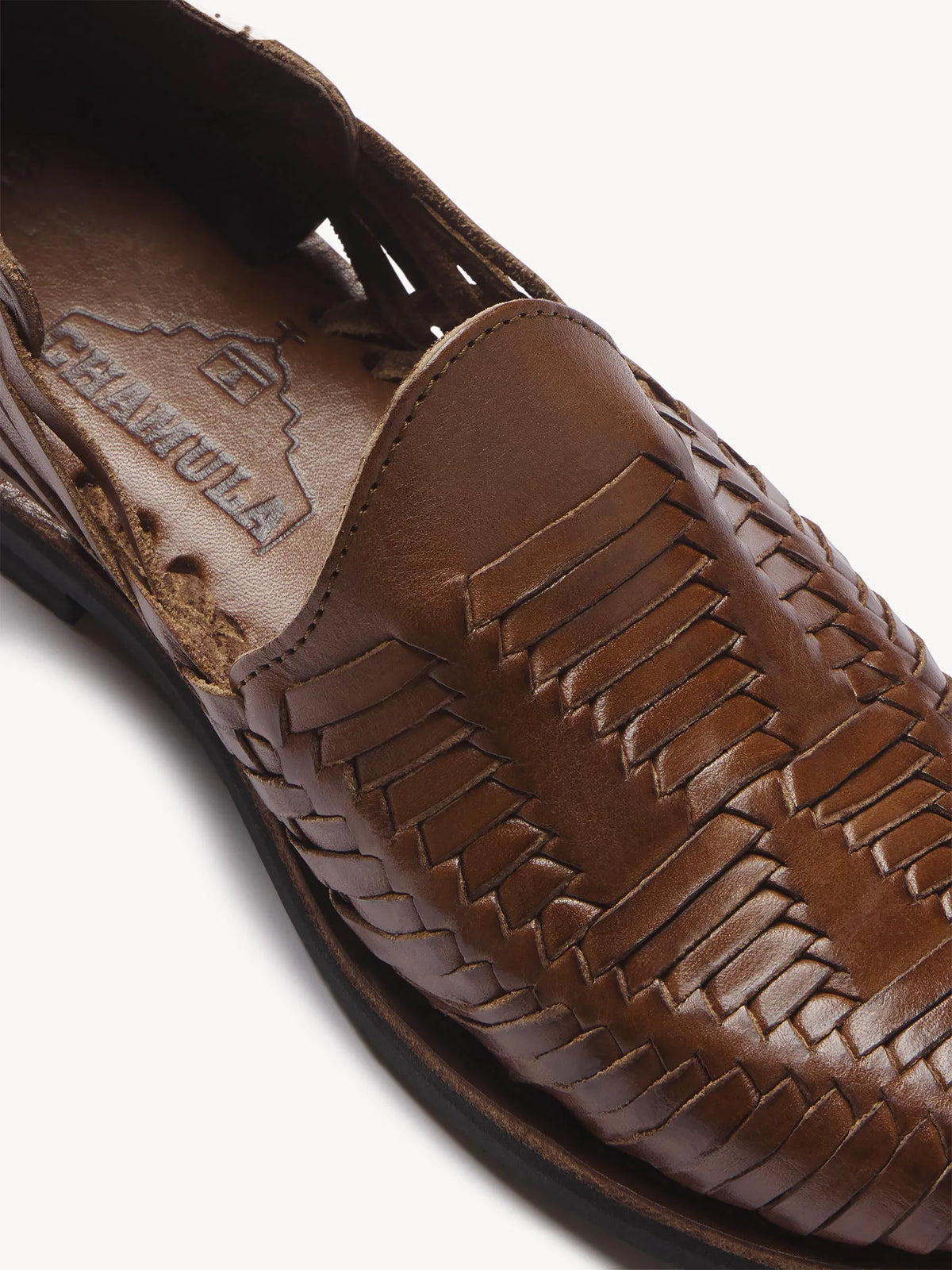 Brown Chamula X Buck Mason Crepe Sole Cancun Huarache
