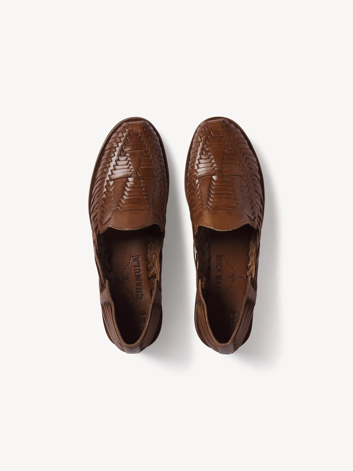 Brown Chamula X Buck Mason Crepe Sole Cancun Huarache