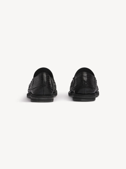 Black Chamula X Buck Mason Crepe Sole Cancun Huarache