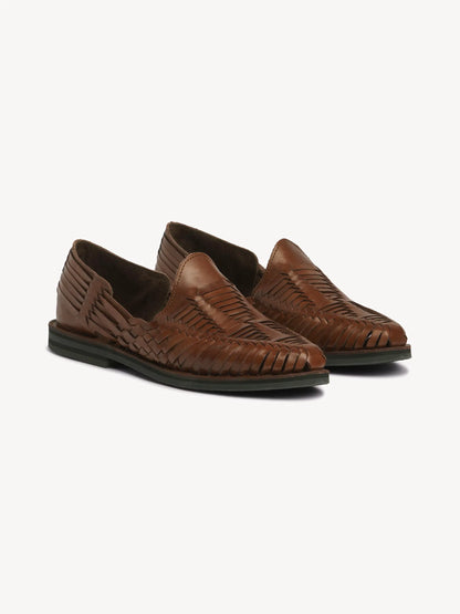 Brown Chamula X Buck Mason Crepe Sole Cancun Huarache