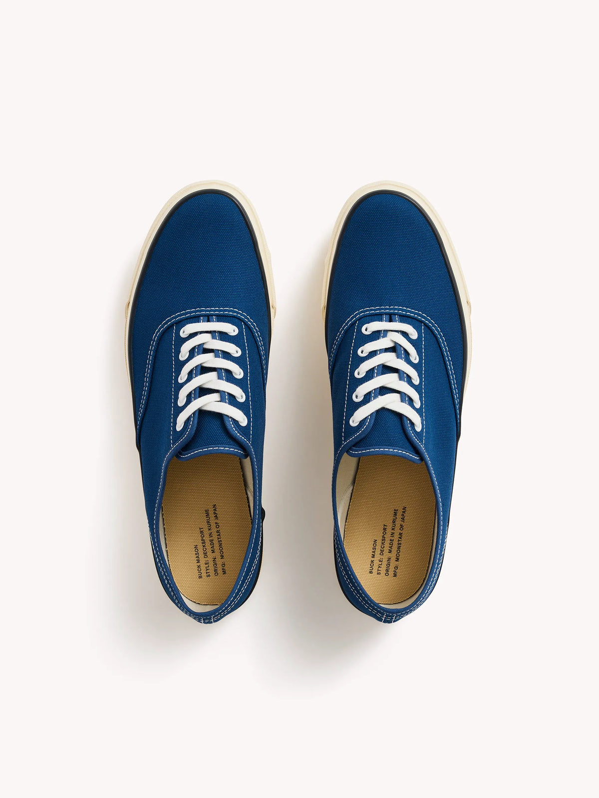Navy Moonstar x Buck Mason Deck Shoe