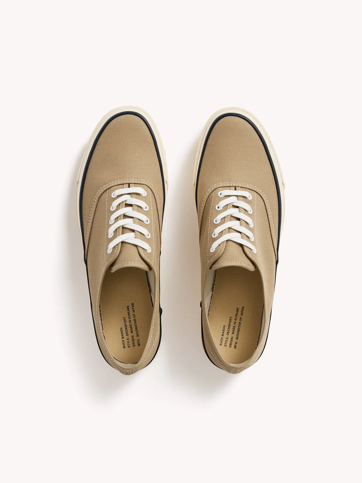 Taupe Moonstar x Buck Mason Deck Shoe