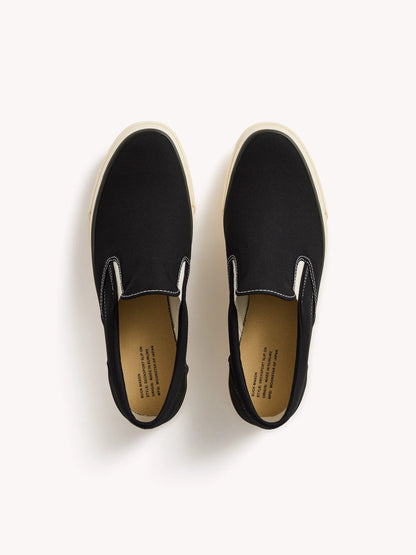 Black Moonstar Vintage Decksport Slip On