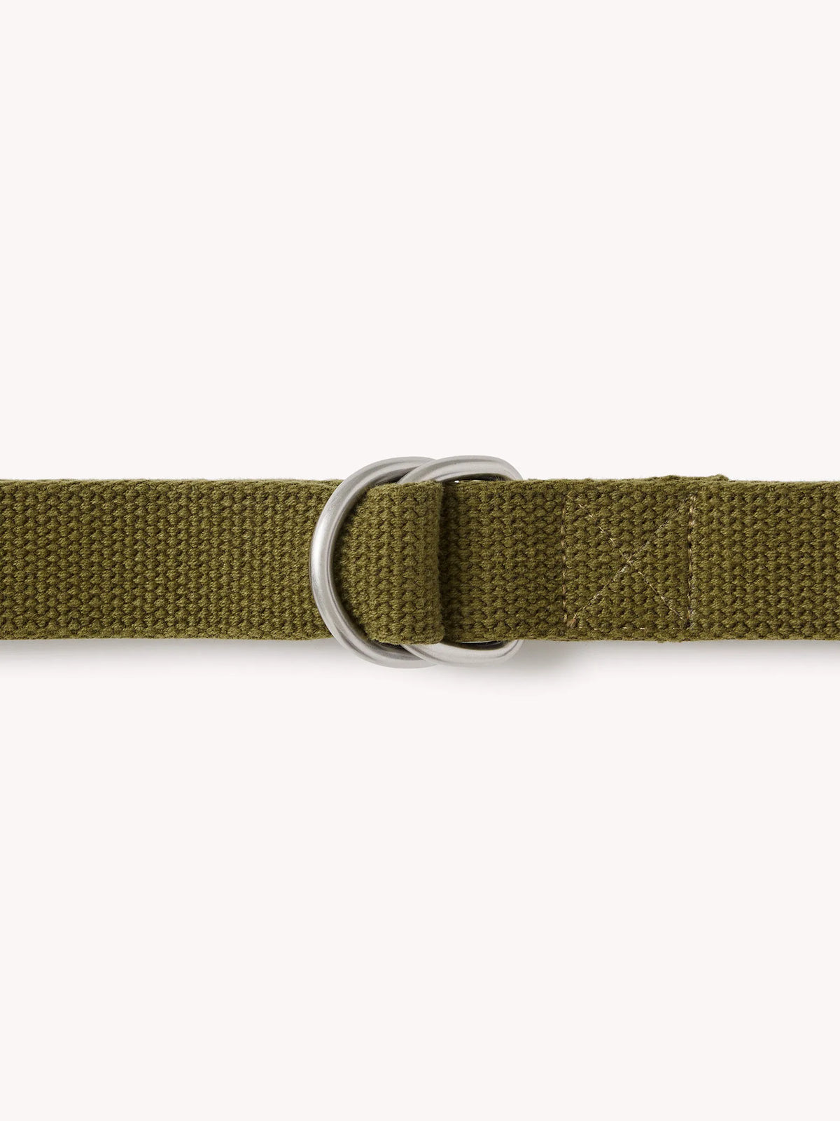 Olive Drab D-Ring Cotton Belt