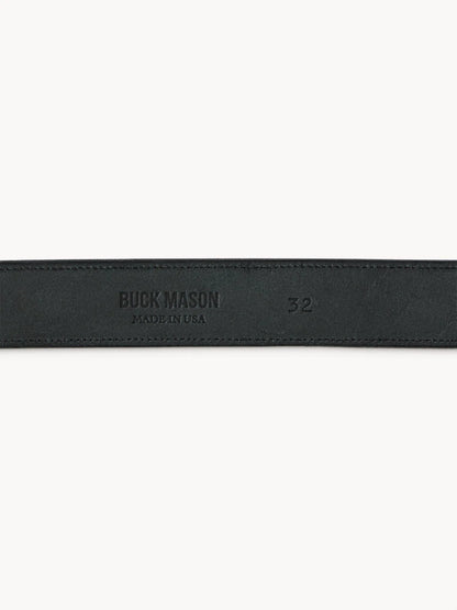 Black Semi-Fancy American Dress Belt