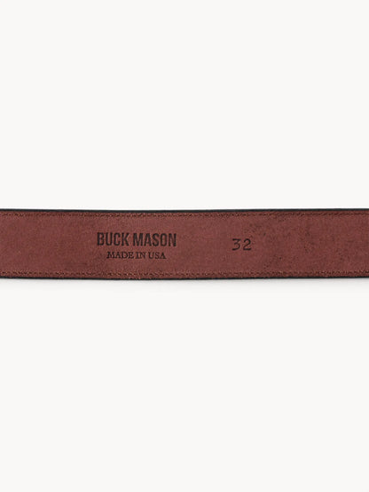 Dark Brown Semi-Fancy American Dress Belt